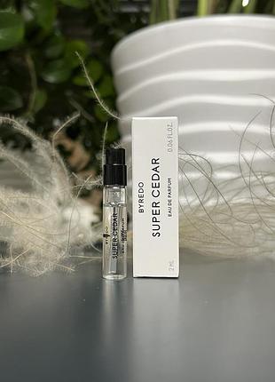 Оригинальный пробник парфюмированная вода byredo parfums super cedar