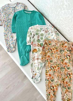 Чоловічки-сліпи для новонародженої дівчинки 0-3 м next