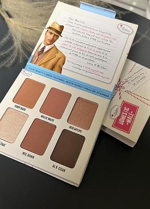 Оригинальный thebalm male order eyeshadow palette палетка теней для век