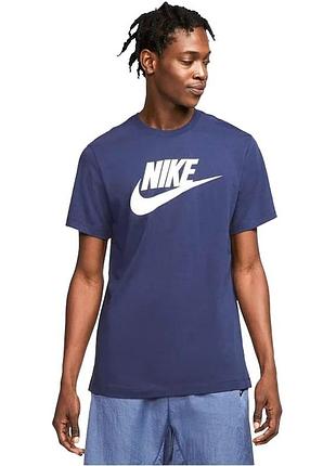 Оригинальный футболка nike dx1985-410 оригинал l xl найк синее лето весна
