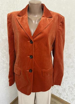 Шикарний оксамитовий  велюровий піджак  clement
