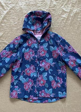 Яркая куртка ветровка дождевик грязепруф tu на 5-6 лет
