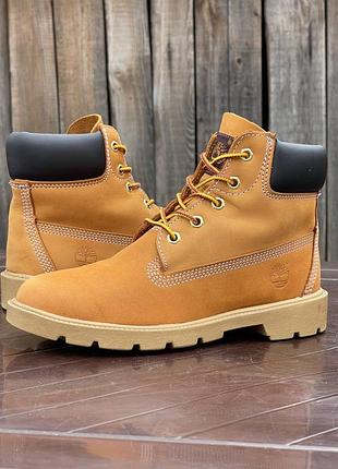 Timberland ботинки кожаные нубуковые женские коричневые размер 37