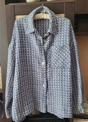 Рубашка твидовая