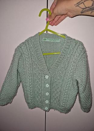 Новая кофта на девочку ручной работы