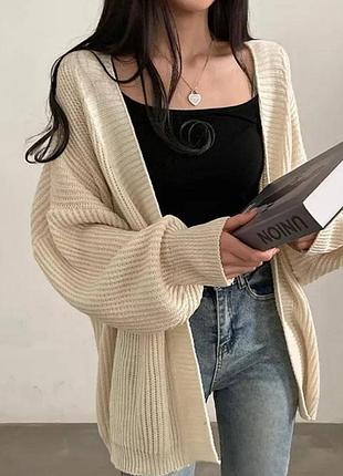 Теплий кардиган вʼязка