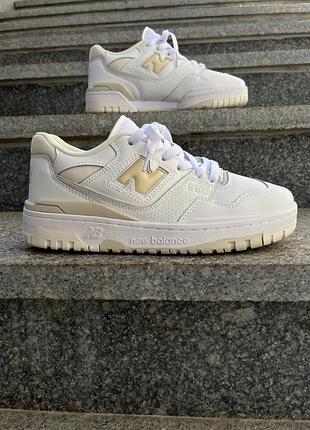 Жіночі шкіряні кросівки на весну new balance 550 🆕 кросівки нью баланс