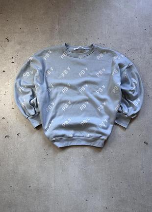 Playboy monogram oversize sweatshirt original кофта свитшот