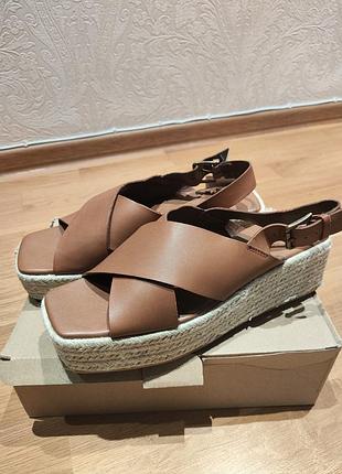 Босоножки женские mango, кожа