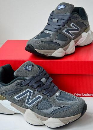 Мужские кроссовки new balance 9060 grey 49 беланс серого цвета