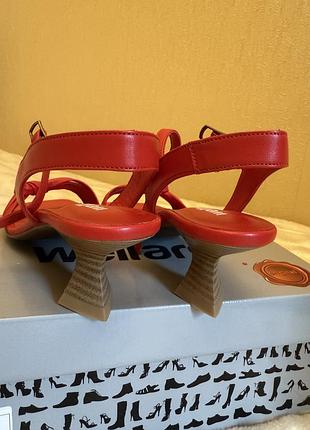 Босоножки женские welfare red4 фото