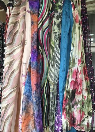 Шелковые шарфы и платинки