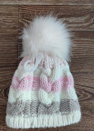 Шапка для дівчинки. 2