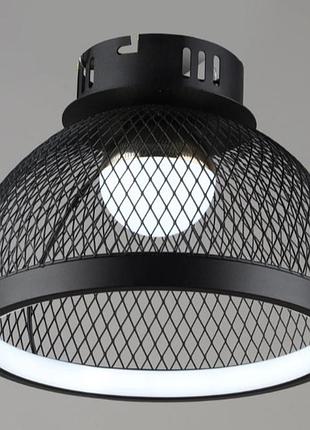 Люстра світлодіодна в стилі лофт valeso b yh1349/34w bk+gd