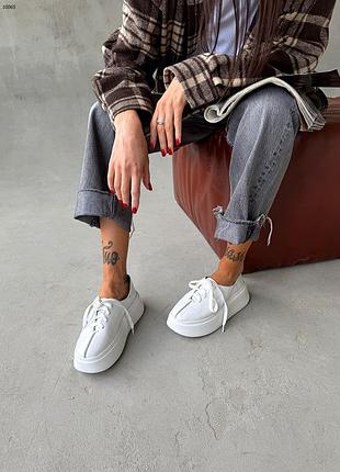 Шикарные кеды на платформе6 фото
