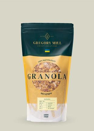 Гранола банан gregory mill banana, 1000 г + 3d игрушка в подарок