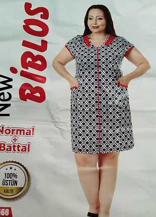 Халат женский летний на молнии