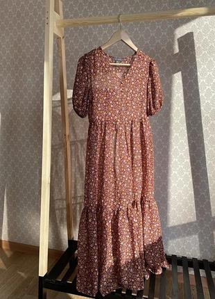 Сукня в квітковий принт
