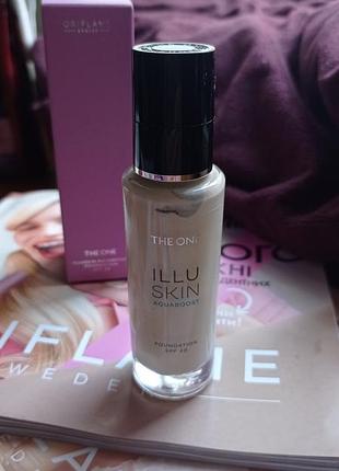Зволожуюча тональна основа the one illuskin aquaboost spf 20
