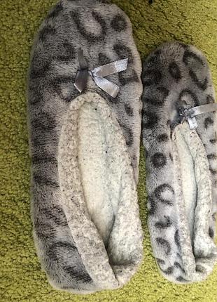 Дуже теплі тапочки, тапки, размер 41-42 встелька 27 см, maison dor love slipper red.