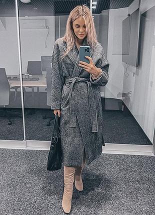 Легкое пальто zara меди на запах