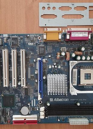 Топ материнская плата 478 сокет(на базе чипсета i848p) albatron px865pe lite pro тест ок