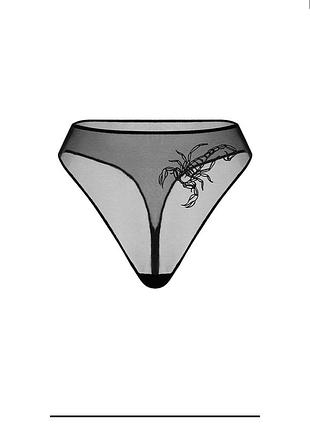 Scorpio высокие трусики скорпиона high-waisted thong with zhilyova