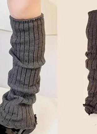 Однотонні теплі гетри