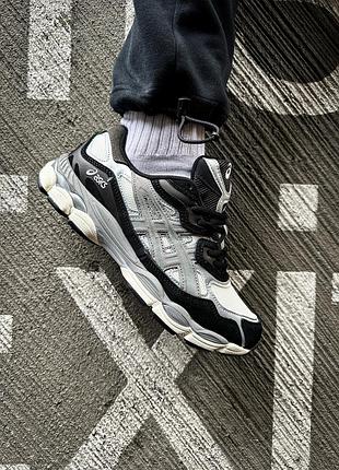 Asics gel nyc 'black ivory grey'