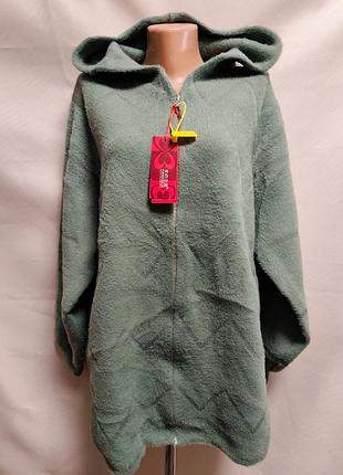 Кардиган альпака з капюшоном