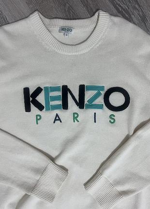 Молочний светр kenzo paris 2
