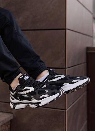 Кросівки lacoste l003 black white 6