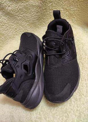 Черные летние кроссовки reebok р.392 фото