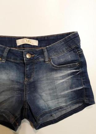 Фирменные джинсовые стрейчевые шорты4 фото