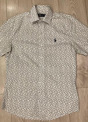 Рубашка с анималистичным принтом