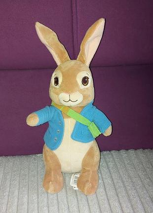 Мягкая игрушка кролик питер peter rabbit 34см