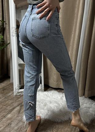 Джинсы женские с высокой талией