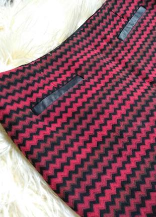 Подарунок 🔥 за відгук. яскрава жіноча спідниця в етнічному стилі, червона