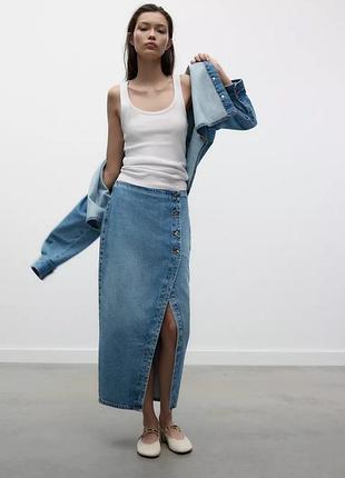 Джинсовая юбка zara
