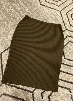 Спідниця в рубчик
