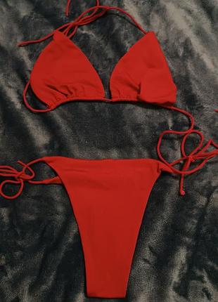Купальник красный