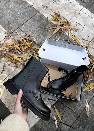 🍁🖤🖤🖤dr martens x cold wall mono black premium🖤🖤🖤🍁черевики жіночі весна-осінь мартінс