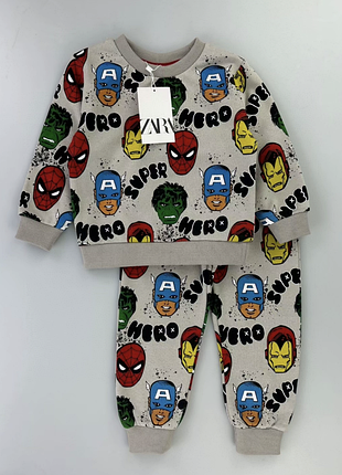 Костюм zara для хлопчика на 6-7 років marvel супергерої