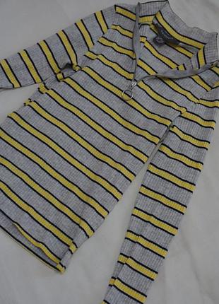 Смугаста водолазка зі змійкою, гольф з замком