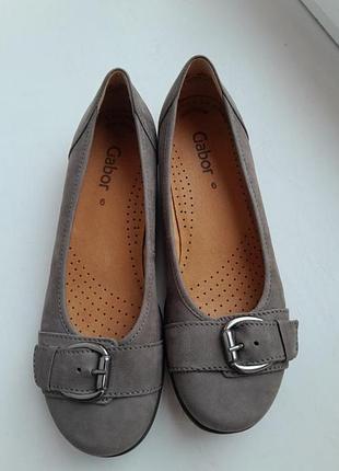 Балетки замша 39р gabor