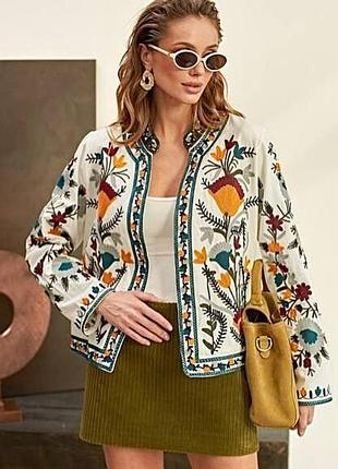 Жакет вишиванка