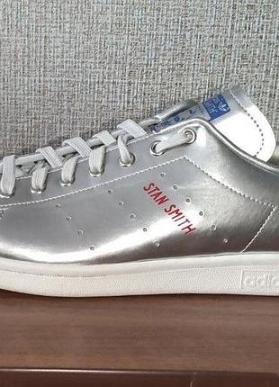 Чоловічі кросівки adidas stan smith silver metallic