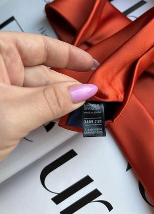 Галстук marks & spenser мужской красный морковный5 фото
