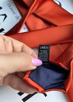 Галстук marks & spenser мужской красный морковный6 фото