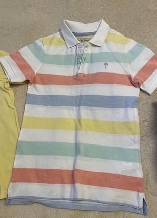 Футболки поло в школу h&m, george на 7-9 лет